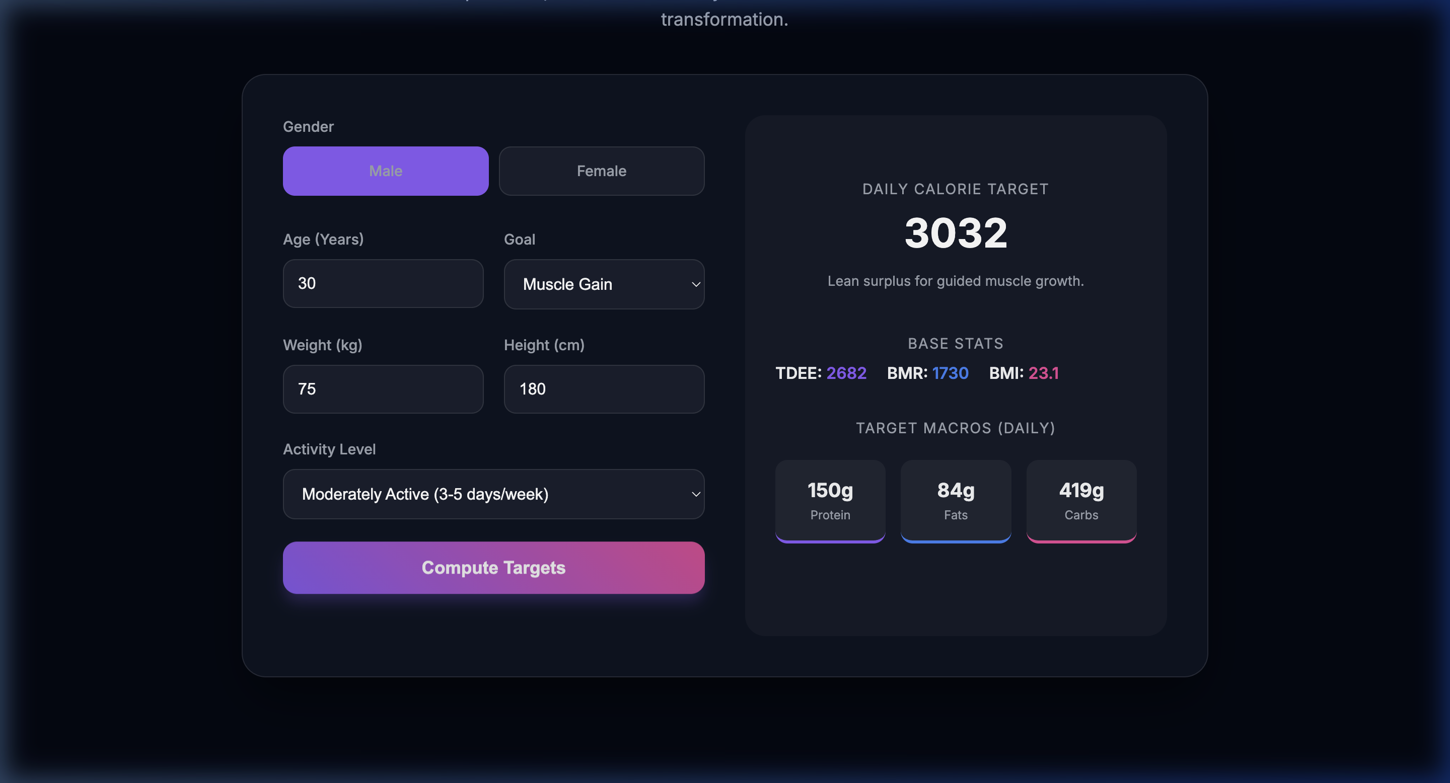 Nutrition fundamentals