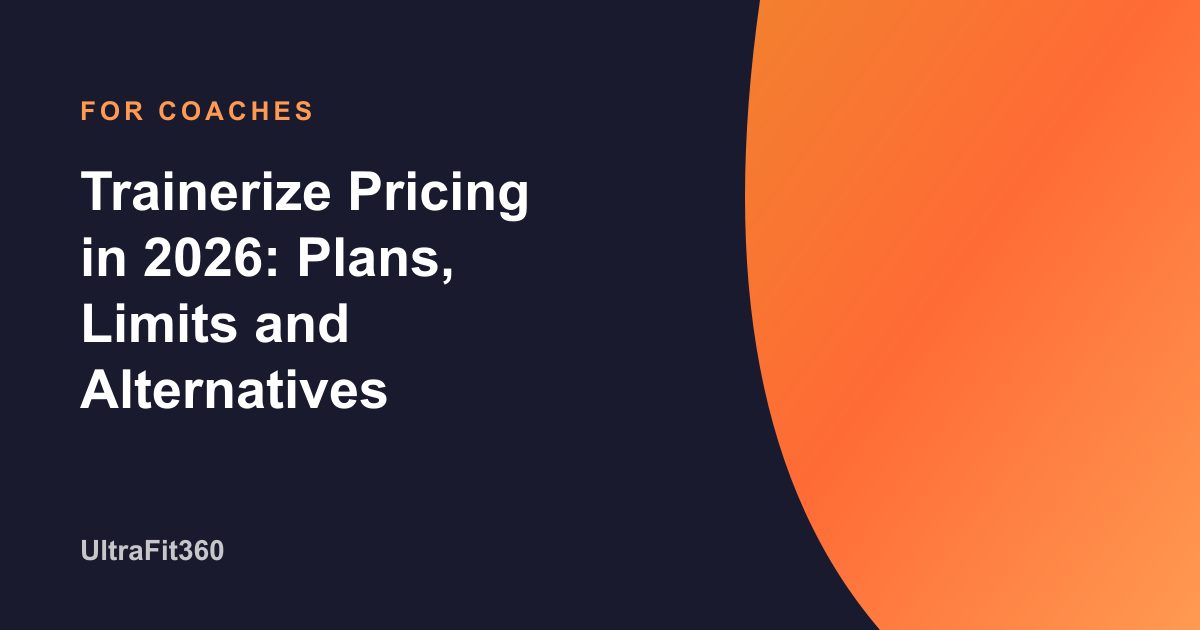 Trainerize Pricing in 2026: Plans, Limits and Alternatives
