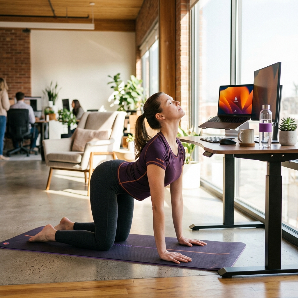A Morning Mobility Routine for Desk Workers