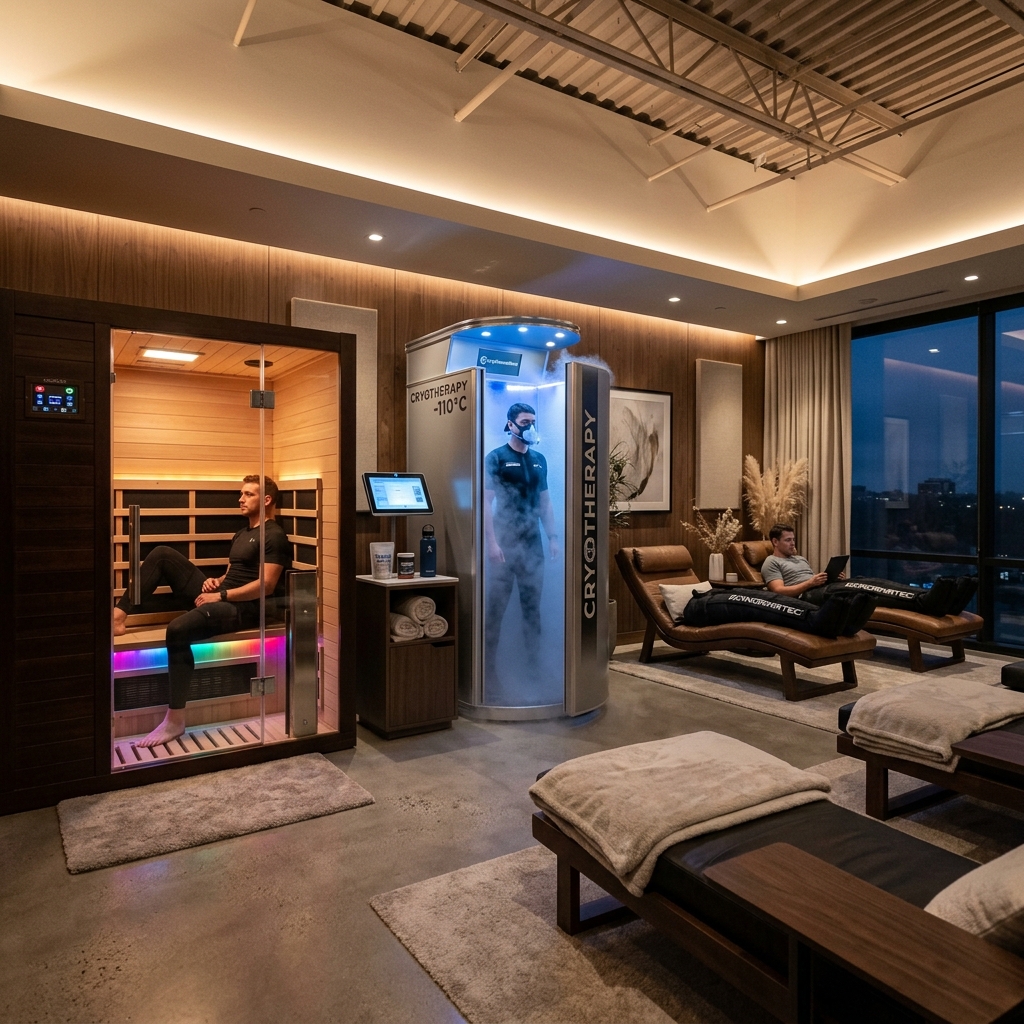 Recovery Rooms: Cryotherapy and Saunas