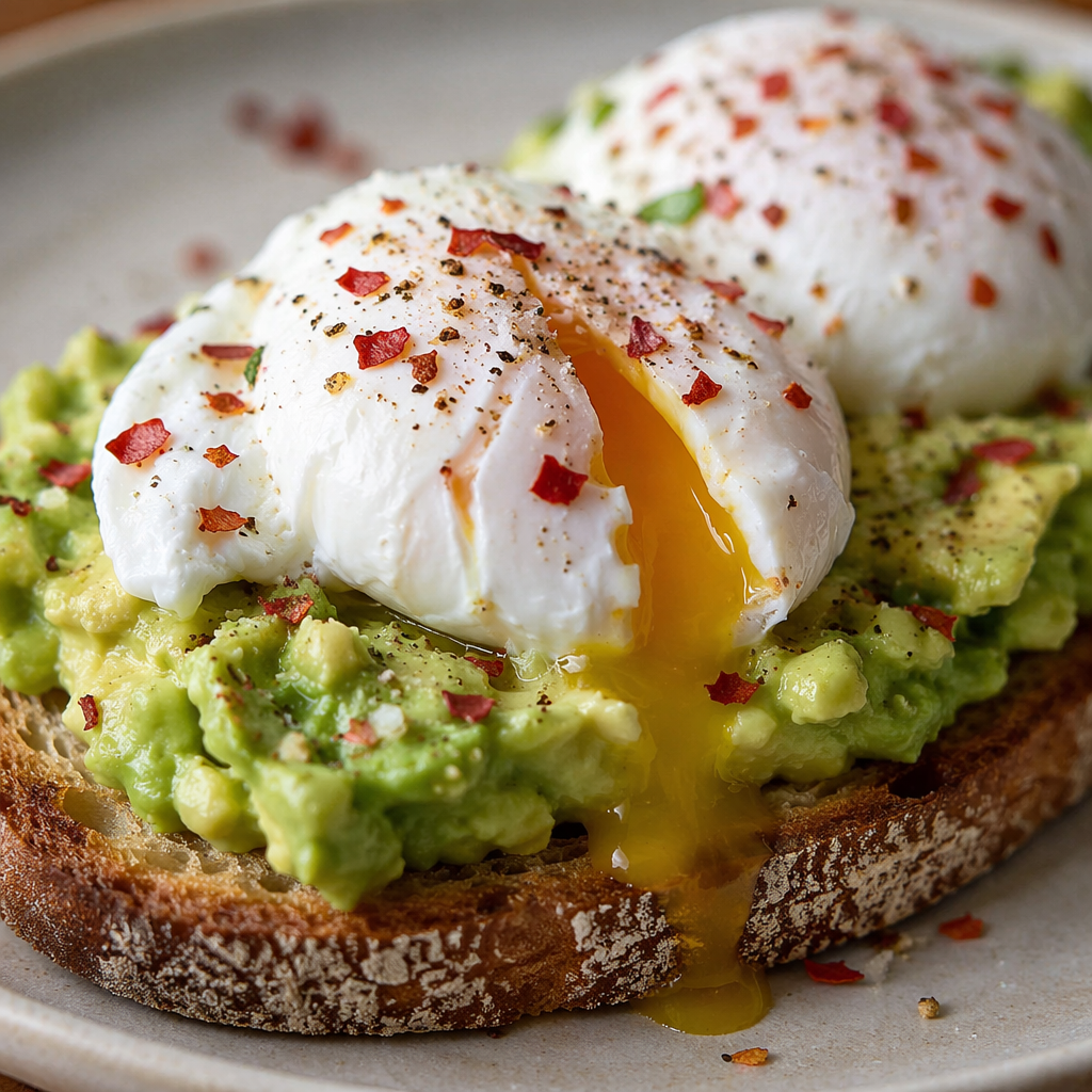 Avocado Toast & Poached Eggs