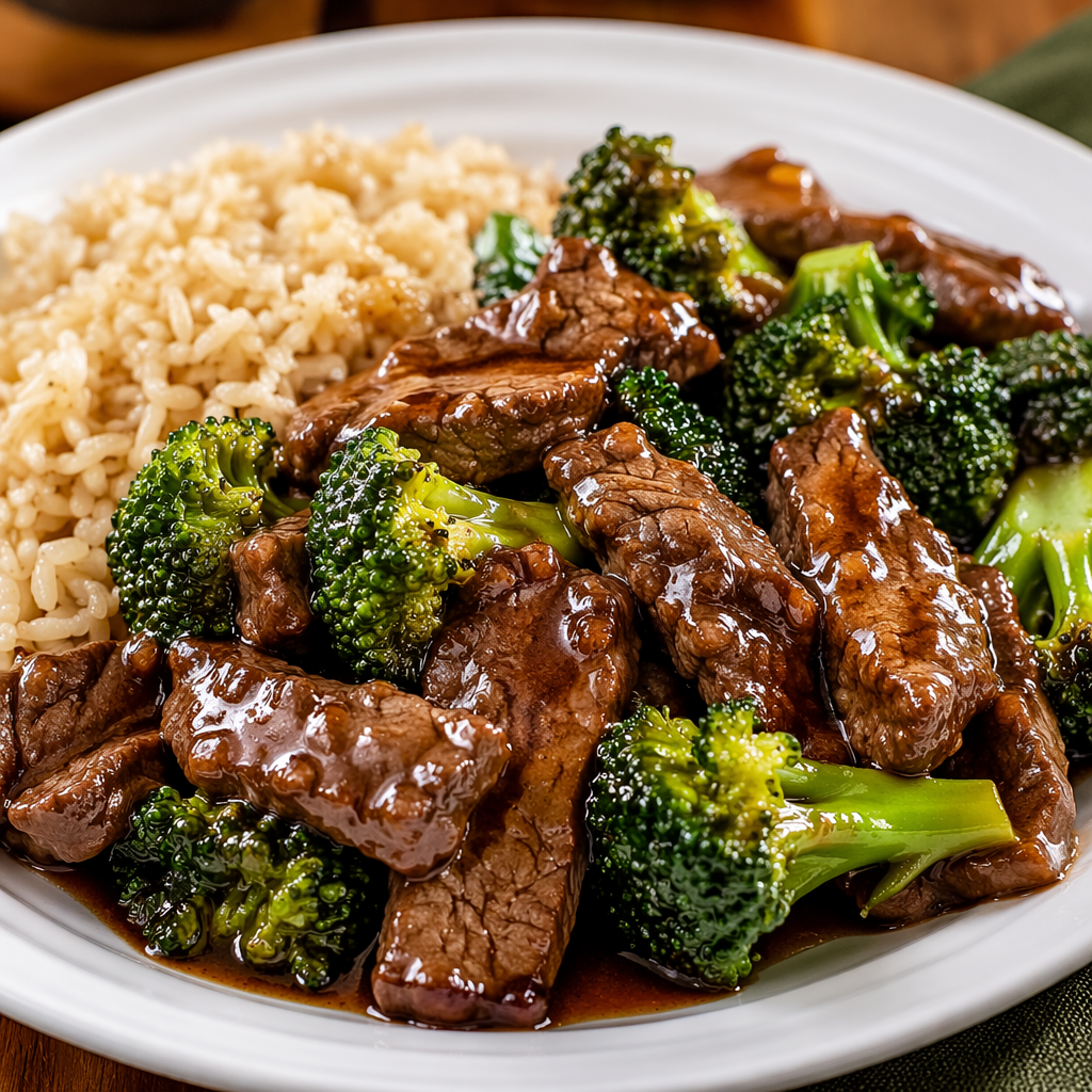 Beef & Broccoli with Brown Rice