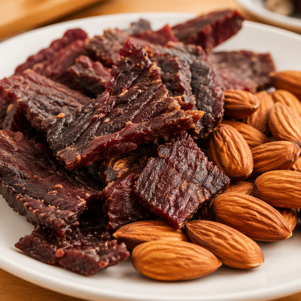 Beef Jerky & Almond Snack Pack
