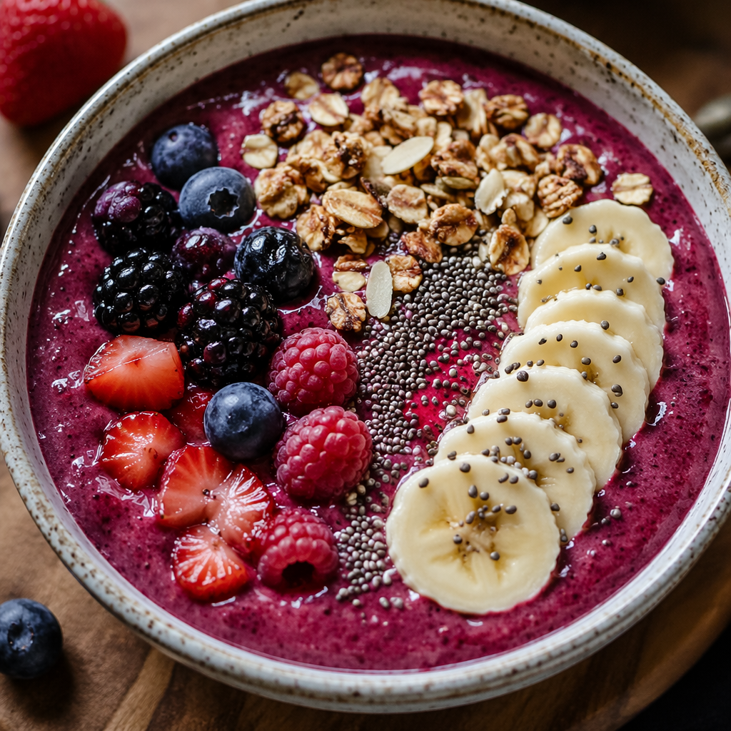 Berry Protein Smoothie Bowl