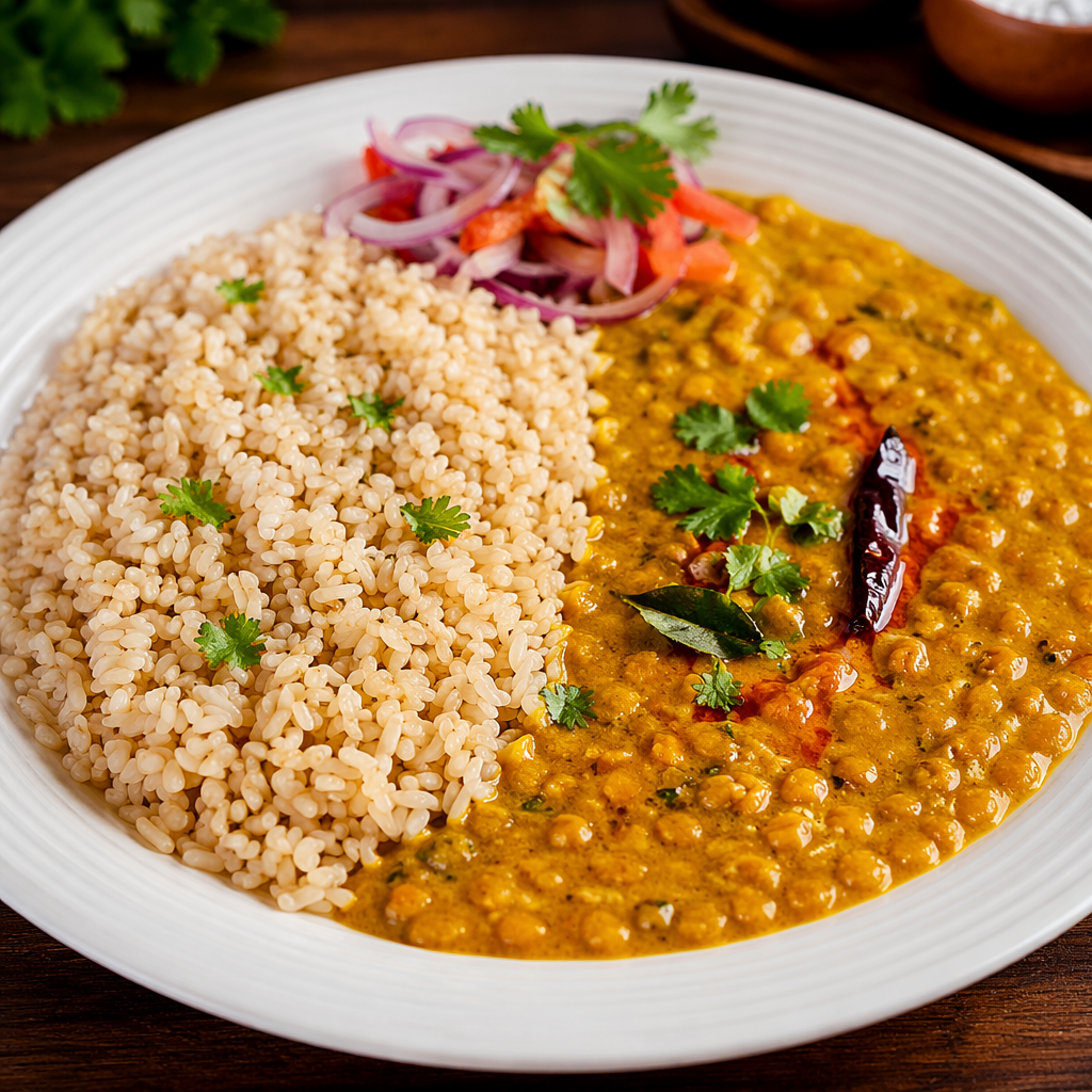 Brown Rice Dal Protein Combo