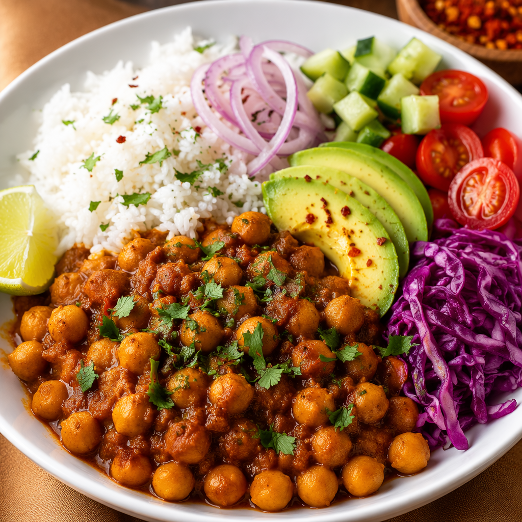 Chana Masala Power Bowl