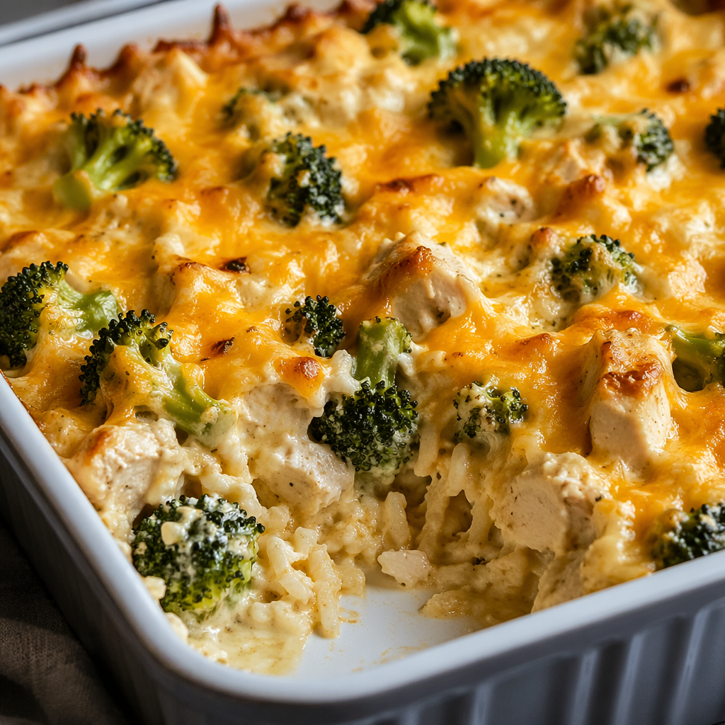Cheesy Chicken Broccoli Rice