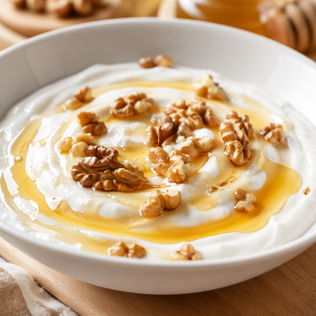 Greek Yogurt Bowl with Honey & Walnuts