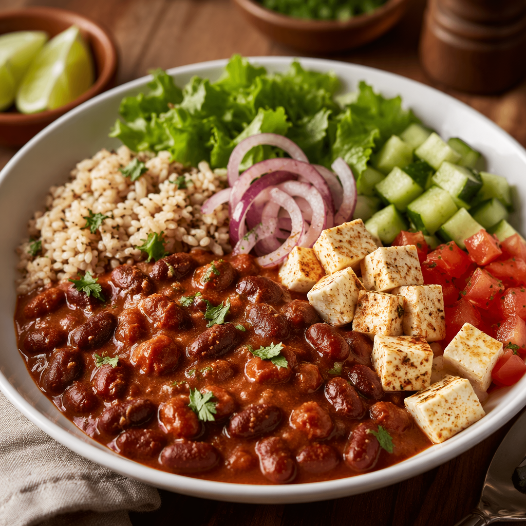 High-Protein Rajma Bowl