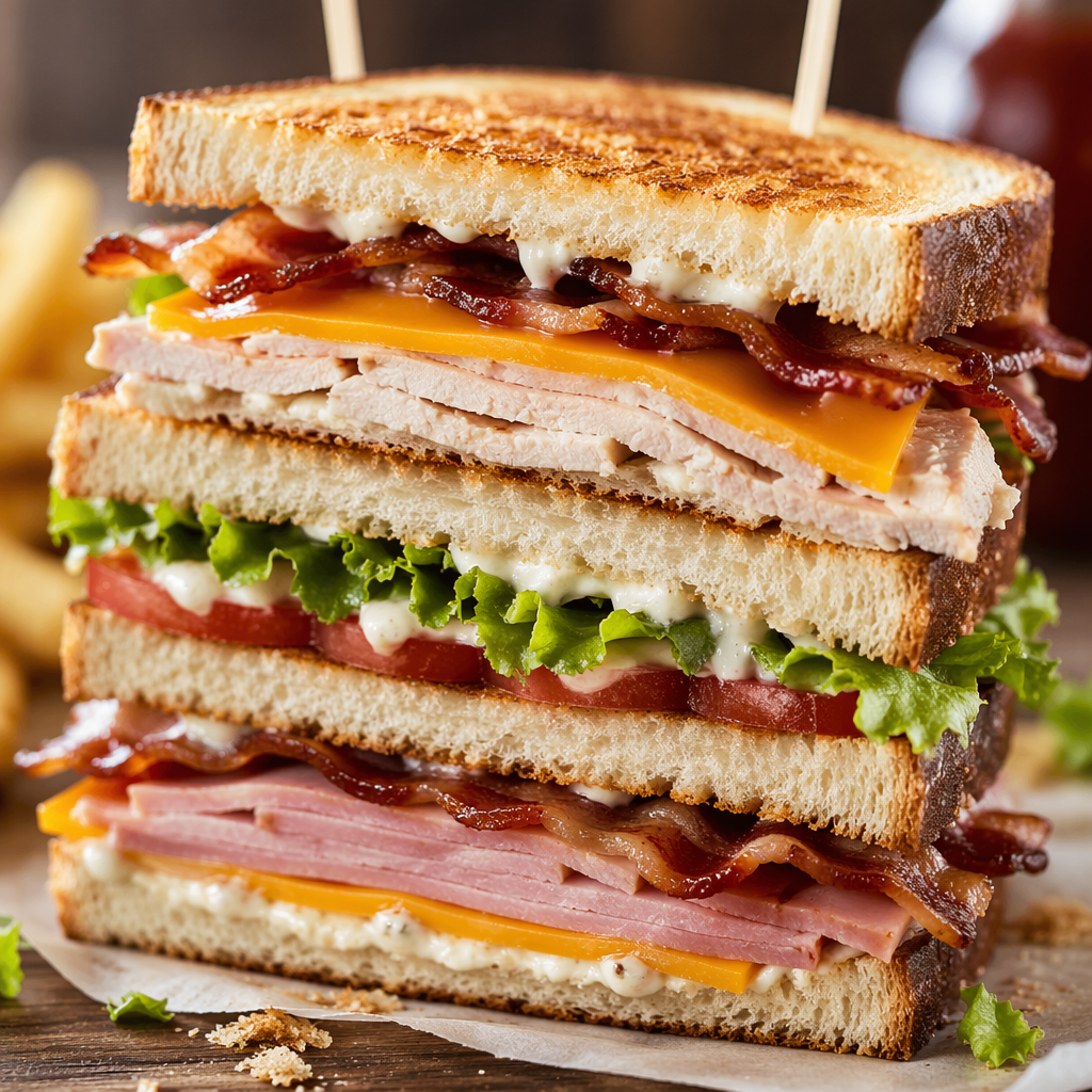The 1000-Calorie Club Sandwich