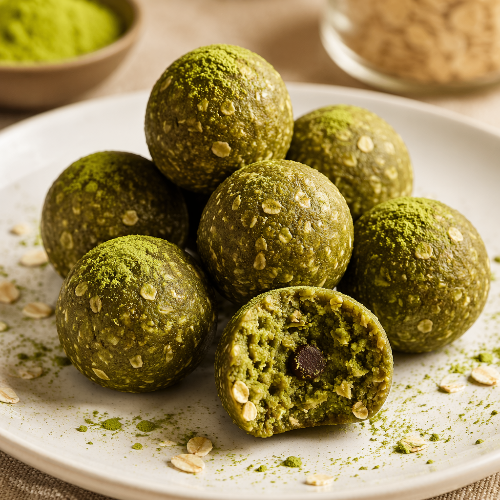 Matcha Protein Energy Balls