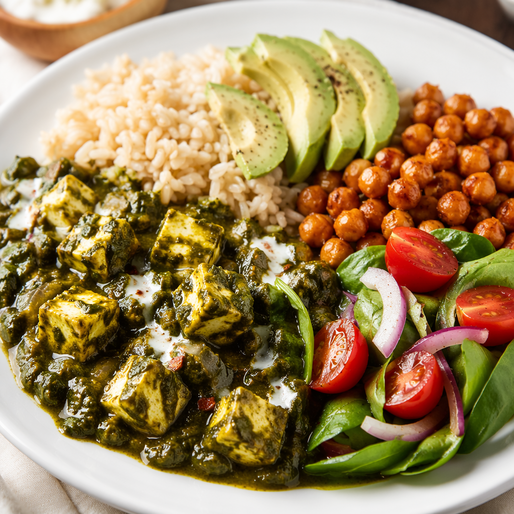 Palak Paneer Power Bowl