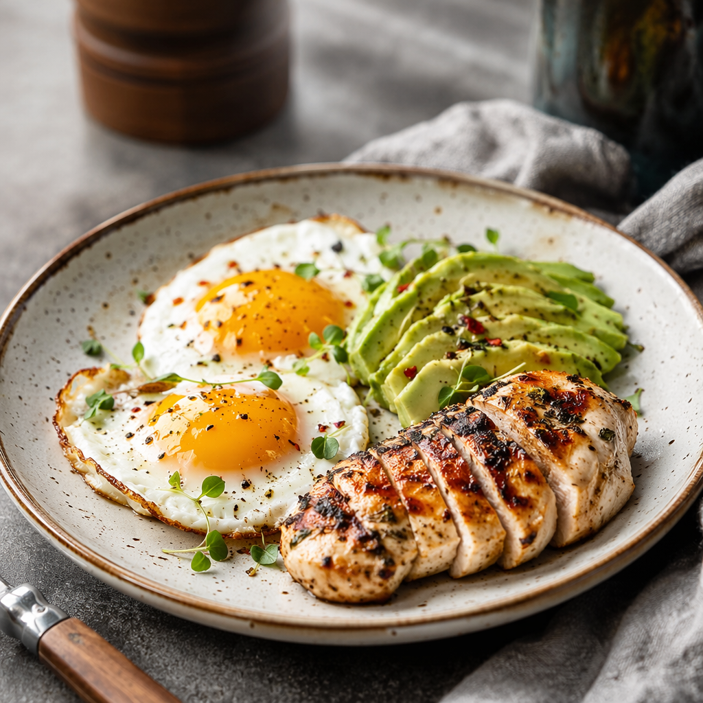 High Protein Low Volume Maintenance Breakfast