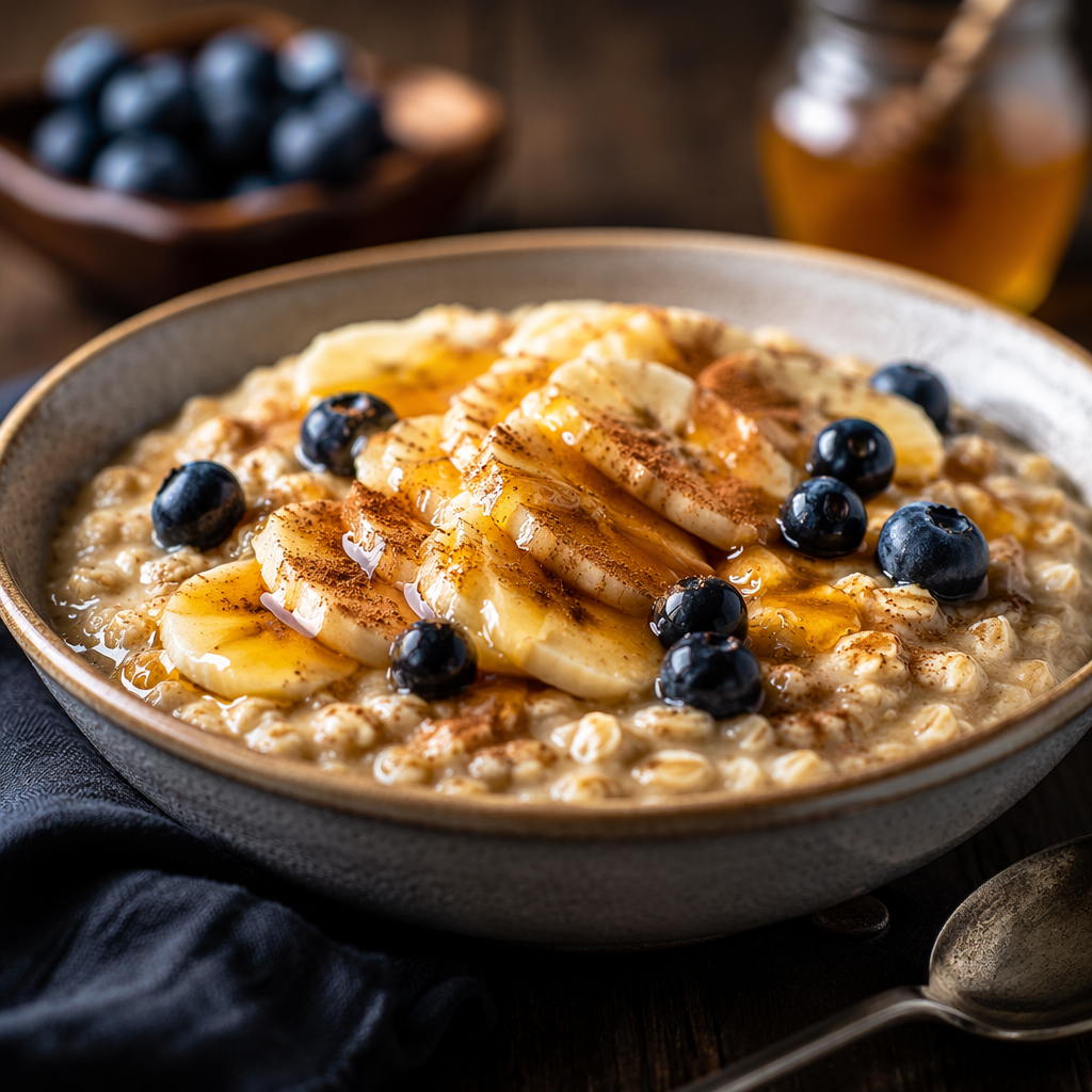 High Carb Low Volume Muscle Gain Breakfast