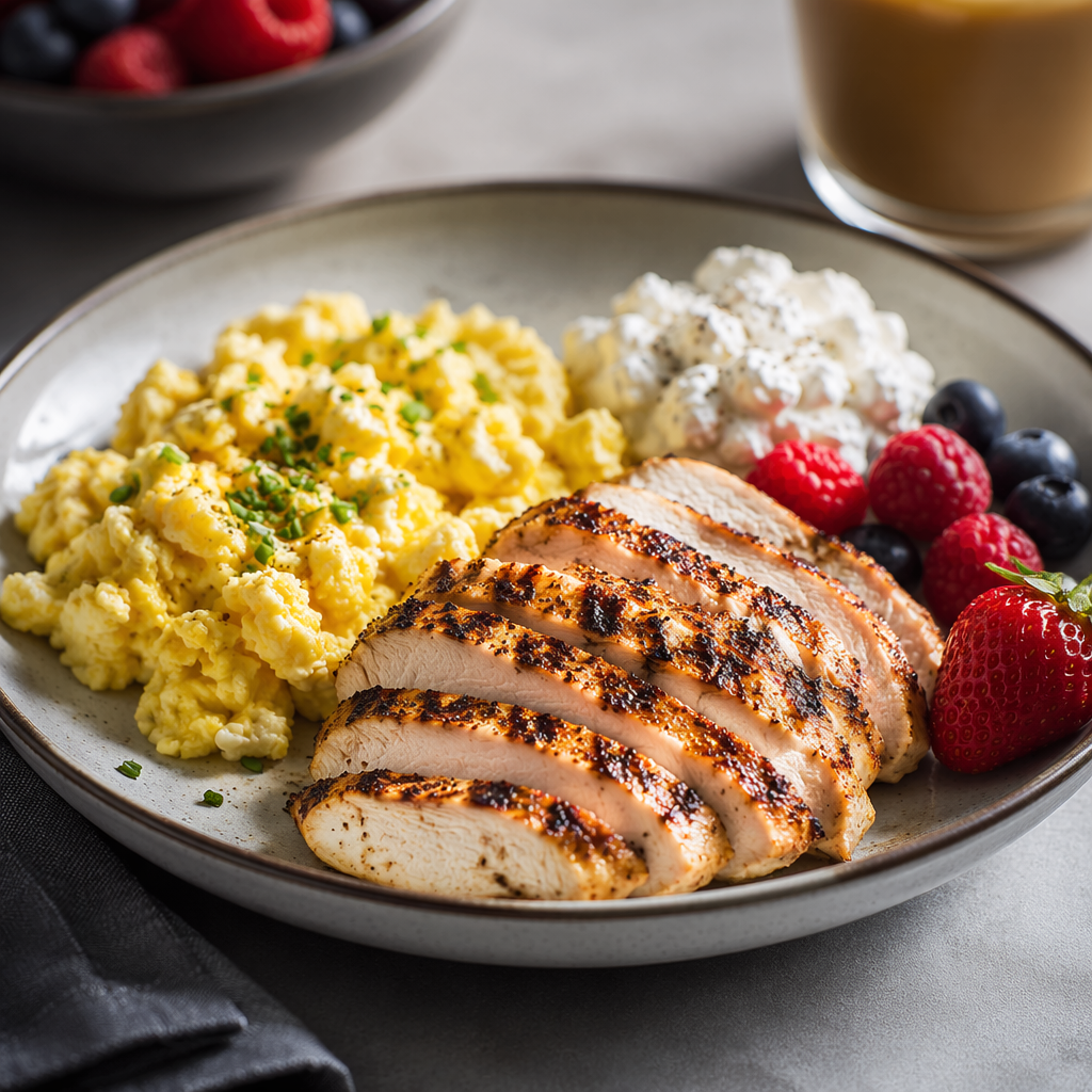 High Protein Low Volume Muscle Gain Breakfast