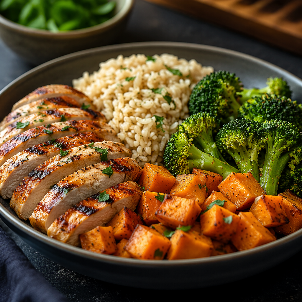Balanced High Volume Muscle Gain Dinner