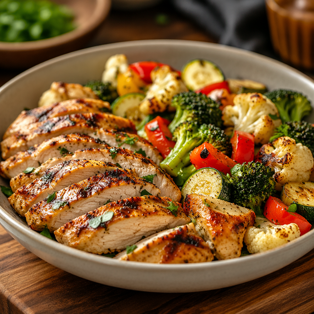 Low Carb High Volume Muscle Gain Dinner