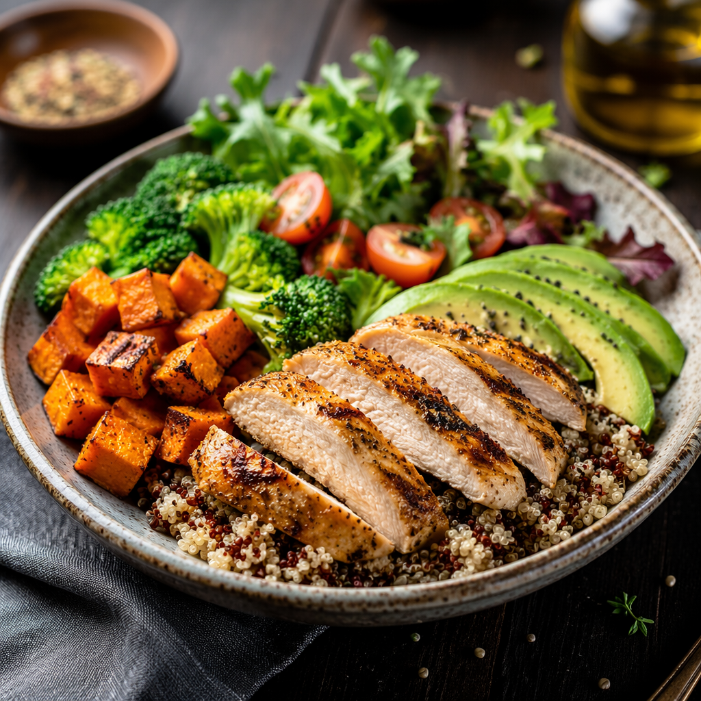 Balanced High Volume Muscle Gain Lunch