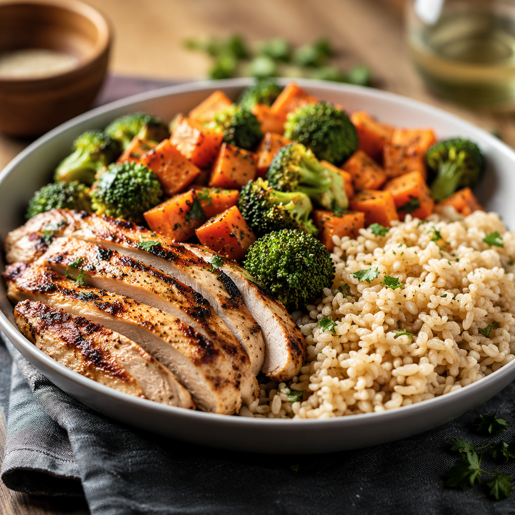 High Carb High Volume Muscle Gain Lunch