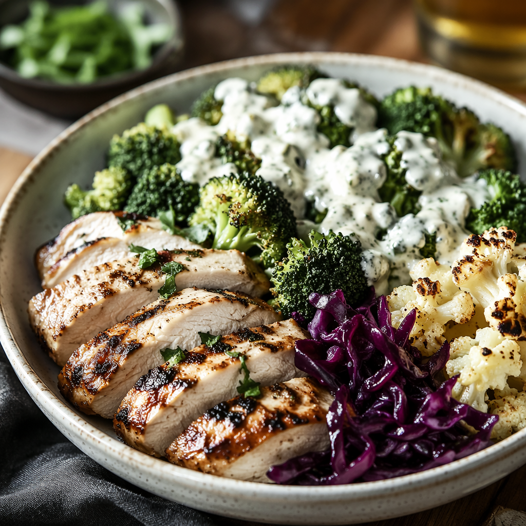 Low Carb High Volume Muscle Gain Lunch