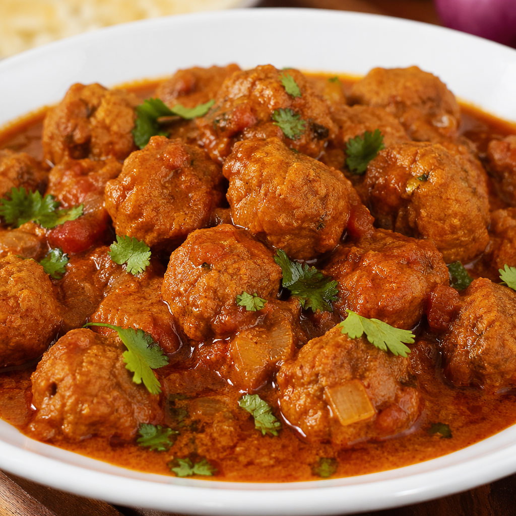 Soya Chunks Masala Curry