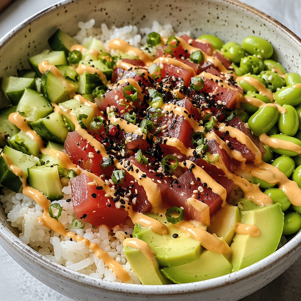 Spicy Tuna Poke Bowl