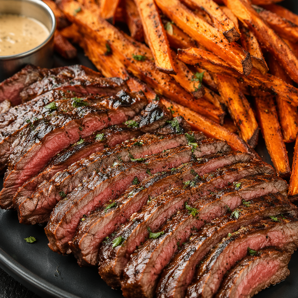Steak & Sweet Potato Fries