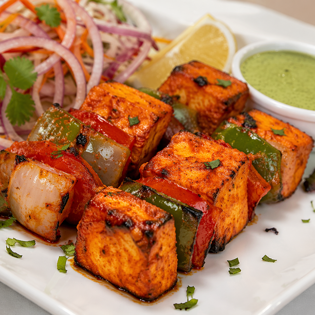 Tandoori Paneer Tikka Platter