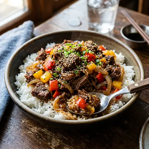 Monster Beef & Rice Bowl