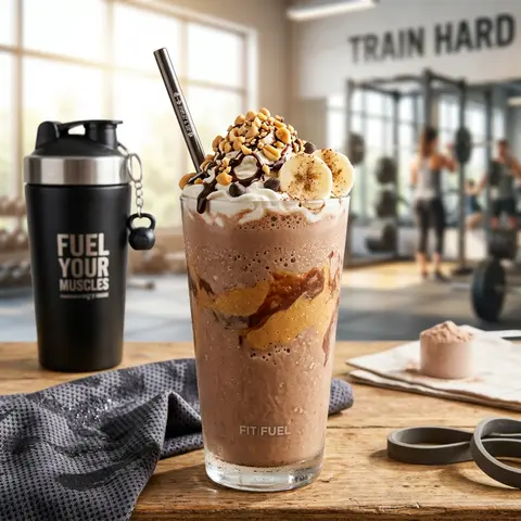 Bulking PB Banana Shake