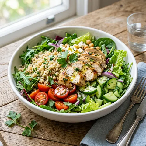 Lean Chicken & Quinoa Salad