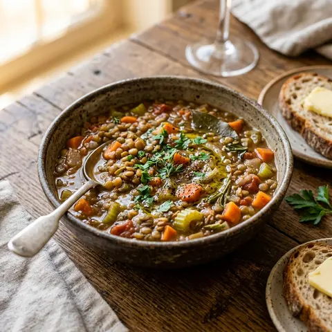 Hearty Vegan Lentil Stew
