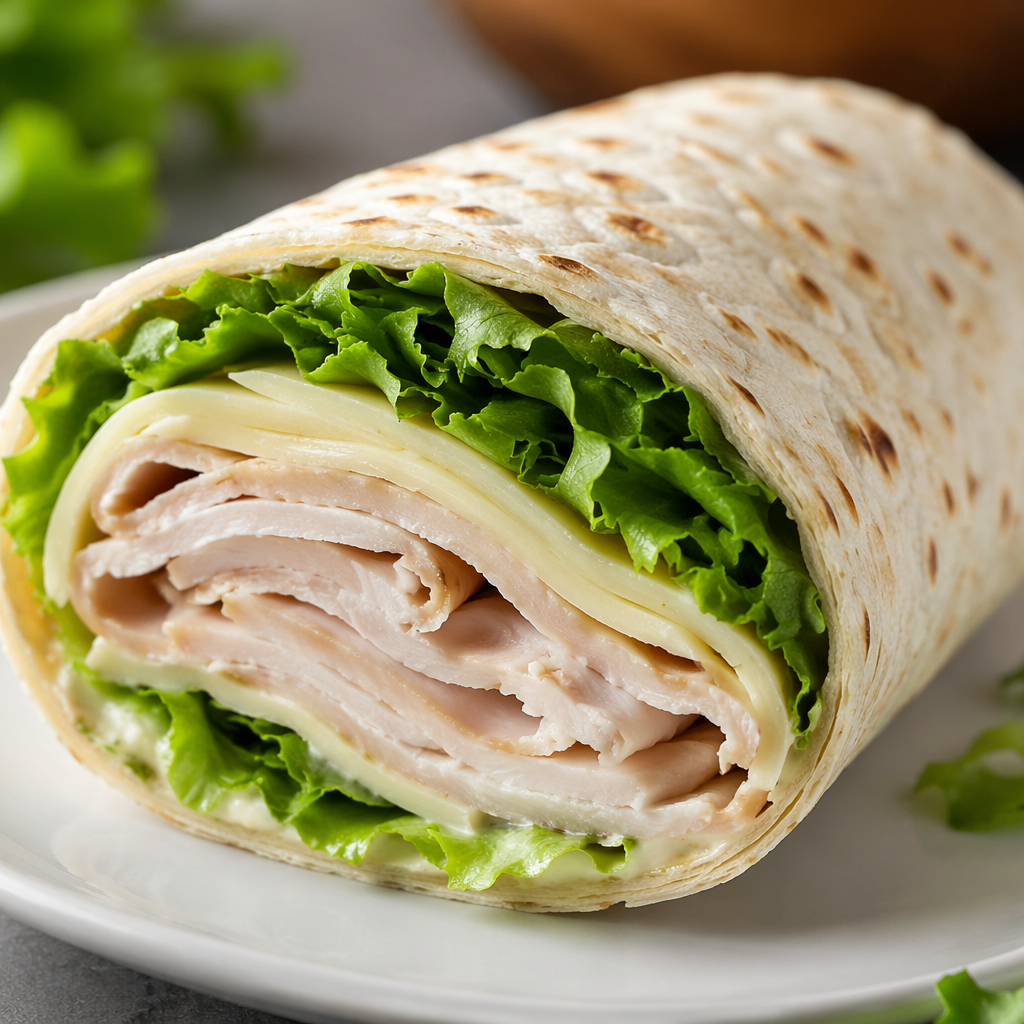 Low-Carb Turkey & Cheese Wrap