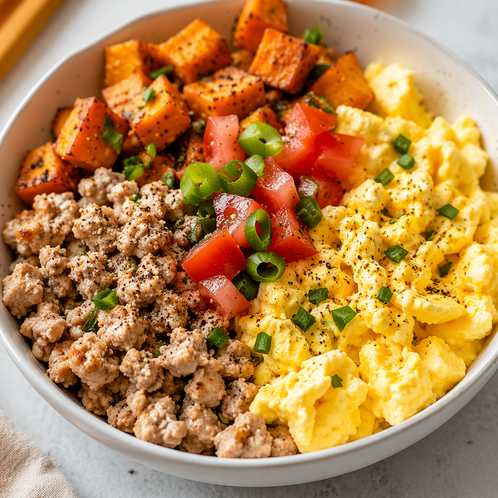 Turkey and Egg Breakfast Bowl