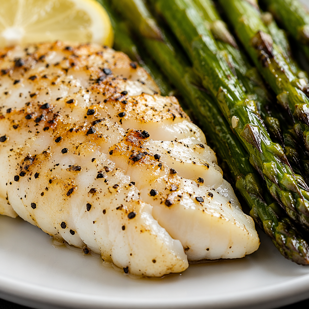 Tilapia & Roasted Asparagus