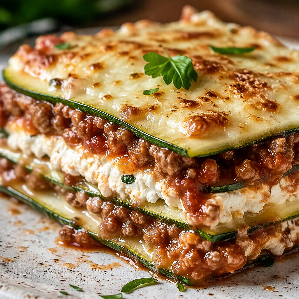 Low-Carb Zucchini Lasagna